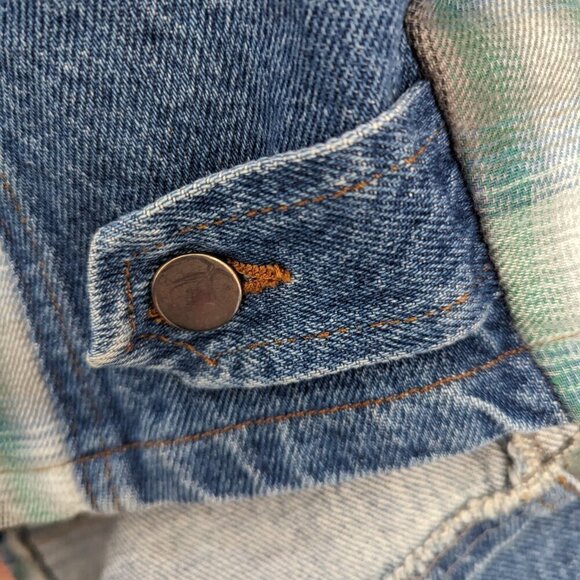 Vintage Denim plaid vest - Picture 7 of 7